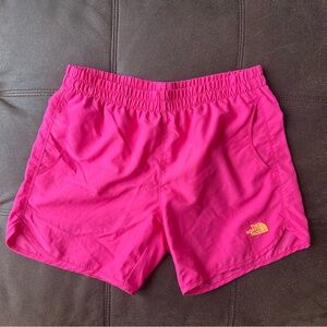 The North Face Hot Pink Girl's Athletic Shorts